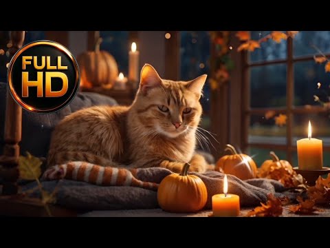 Видео: 🍂 Котик и тёплый вечер 🔥 | Cat and a Warm Evening