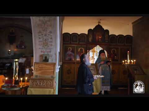 Видео: Полунощница, утреня, часы и Литургия, 22-я седмица по Пятидесятнице ,  четверг.