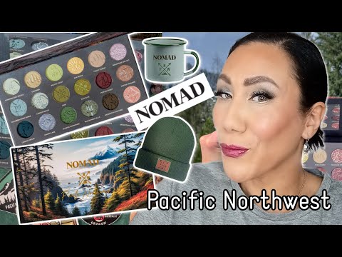 Видео: Nomad Cosmetics Pacific Northwest Intense Color & Chrome | Образцы = Урок