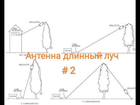 Видео: Антенна длинный луч /часть 2. Unun 9:1