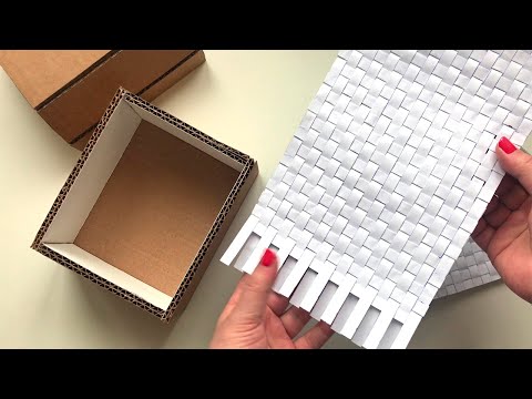 Видео: DIY Сardboard idea | Сardboard box | Paper craft