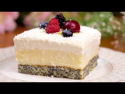 Видео: Сливочно-кокосовый десерт на праздничный стол для большой компании "Райское наслаждение"!