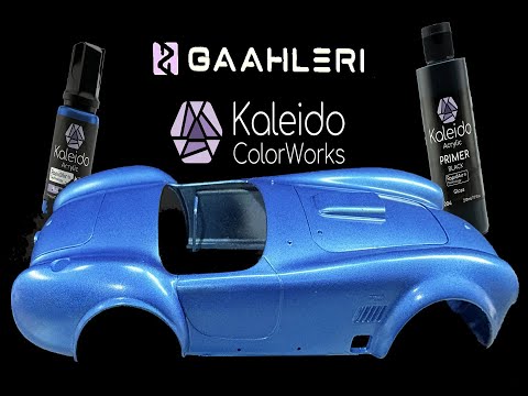Видео: Рисование грунтовкой и краской Kaleido от Gaahleri