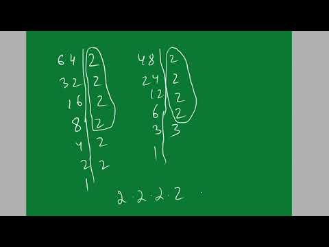 Видео: Ең үлкен ортақ бөлгіш (ЕҮОБ) және Ең кіші ортақ еселік (ЕКОЕ)
