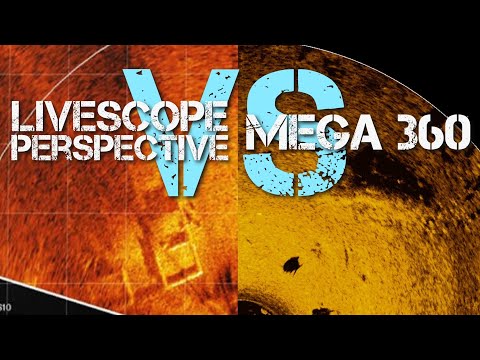 Видео: LiveScope Perspective против Mega 360 — Garmin против Humminbird