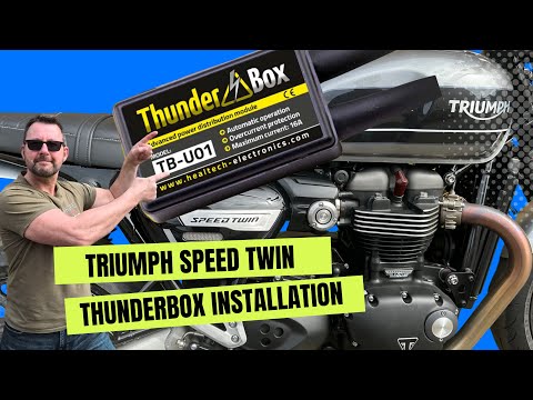 Видео: TRIUMPH SPEED TWIN | УСТАНОВКА МОДУЛЯ ПИТАНИЯ THUNDERBOX