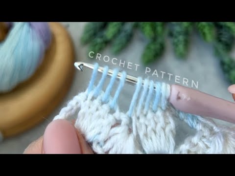 Видео: УЗОР крючком! Описаний и схем нет нигде. Вязание крючком. Crochet