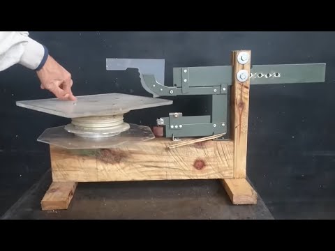 Видео: Инструменты для придания формы цементным горшкам.