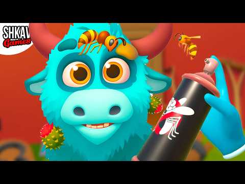 Видео: Спасаю ГОЛУБОГО БЫЧКА от ОС и превращаю в ЗОЛОТО! Pets & Stuff VR / Часть 13 /