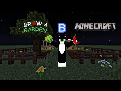 Видео: попал Grow a Garden в майнкрафте😨(часть 1)