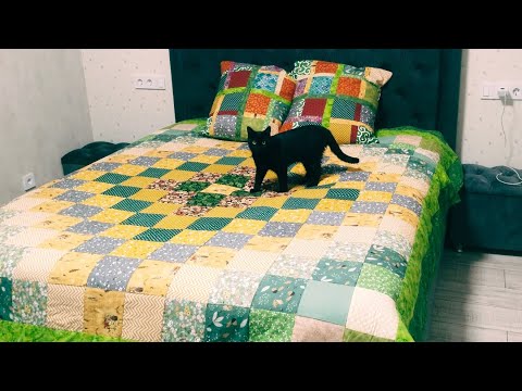 Видео: ШИКАРНОЕ ПОКРЫВАЛО😍ДЛЯ КОГО- ТО ПРОСТО ТКАНЬ,А ДЛЯ МАСТЕРИЦ ВДОХНОВЕНИЕ!МАМА,ШЕЙ,ВЕСНА СКОРО😁