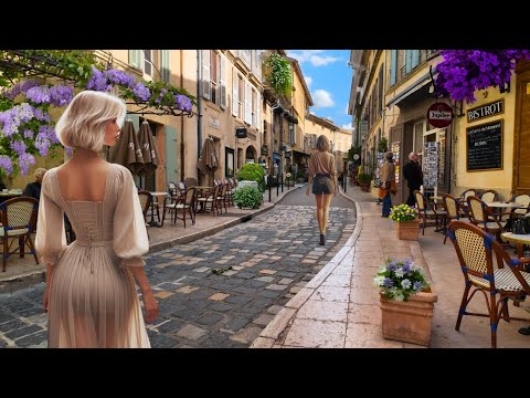 Видео: Прогулка по жизни чудесной деревни в Провансе: Лурмарен - Французская деревня 4k