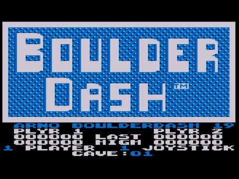 Видео: Высокая сложность - "Arno Boulder Dash 19"❤Atari 8-bit. FULL PLAY, проходим хитрые уровни на логику!