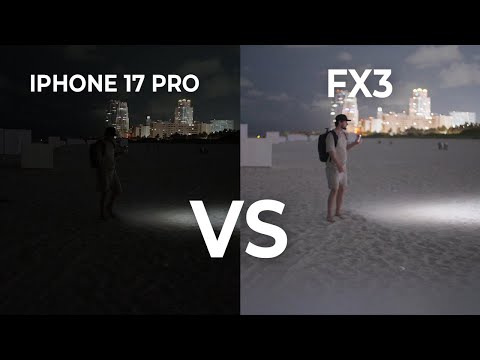 Видео: Сможет ли iPhone 17 Pro превзойти кинокамеру ночью? (Тест FX3 при слабом освещении)