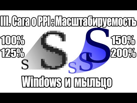 Видео: Сага о PPI III часть: масштабирование Windows, проблемы, размытие шрифтов и решения | ГНЖ | Мониторы
