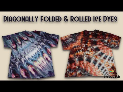 Видео: Узоры тай-дай: диагональные рубашки с ледяным крашением