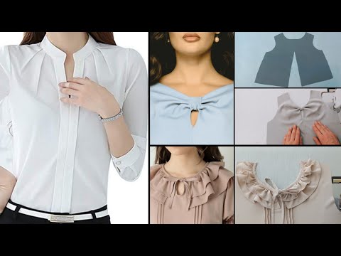 Видео: ❤️[ 3 ] Красивый дизайн шеи модели с шитьем