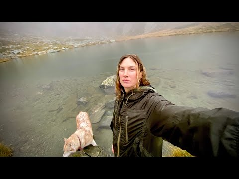 Видео: Одиночный поход к горному озеру 🏔️ ВЫЖИВАЮ в горах без снаряжения 😱