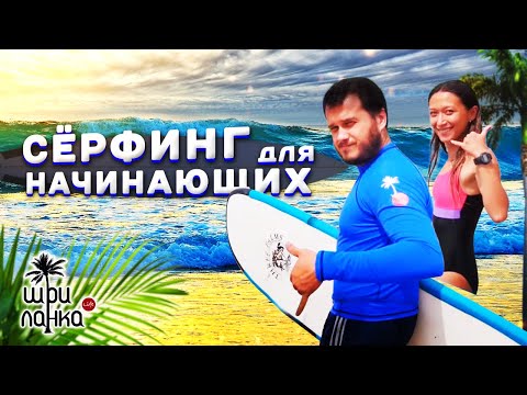 Видео: Сёрфинг для начинающих на Шри-Ланке