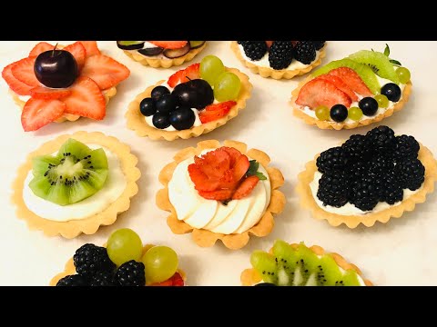 Видео: Жимстэй tartelette, амархан жор / Tartelettes aux fruits avec crème pâtissière recette facile