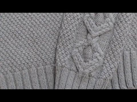 Видео: #Мужской свитер #спицами. Часть 2. Вяжем детали.