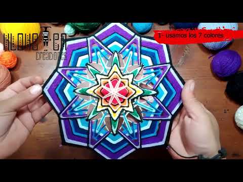 Видео: 🌈Мандала 7 цветов 🌞супер ПРОСТО шаг за шагом! 👉для НАЧИНАЮЩИХ рукодельниц