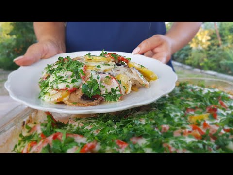 Видео: Вкуснейшая ЗАПЕКАНКА которую мы съели сразу! Delicious BAKING that we ate right away!