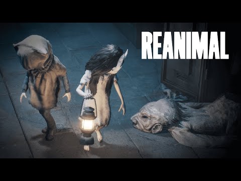 Видео: Игра от создателей Little Nightmares! REANIMAL прохождение в КООП!