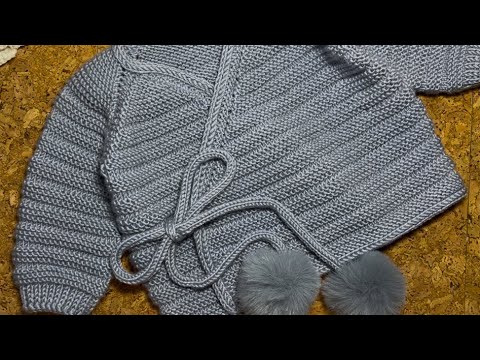 Видео: МК вязание детям от 0 до 4 месяцев! Кофточка - распашонка . 1 часть