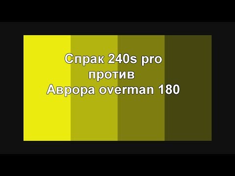 Видео: Аврора оверман  180 и Спарк 240S про