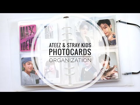 Видео: ATEEZ & STRAY KIDS photocards organization | Организация биндера и к-поп карт Стрей Кидс и Эйтиз