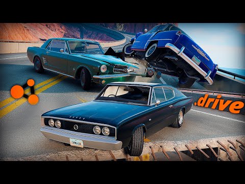 Видео: ДИКИЕ ПОГОНИ НА МАСЛКАРАХ в BeamNG.drive | DESTIMAGE