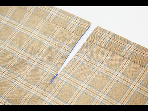 Видео: МАСТЕР-КЛАСС🤍 «Обработка потайной молнии» #урокишитья #мастеркласс #пошив