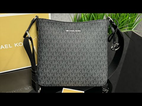 Видео: Распаковка сумки MICHAEL KORS Jet Set Travel Small Signature Logo Messenger Bag (black)