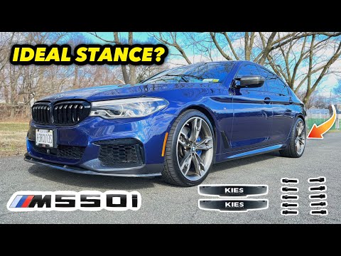 Видео: Проставки для колес BMW G30 M550i | KIES MOTORSPORTS
