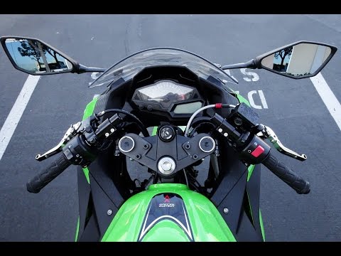 Видео: Установка клипонов Driven на Ninja 300 (English subtitles/CC)
