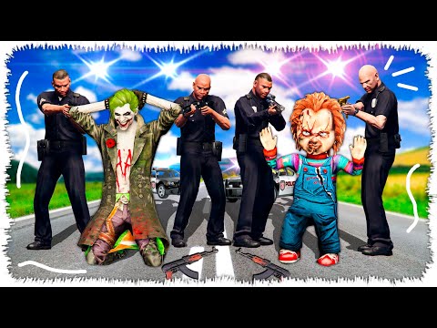 Видео: Джокер мен Чаки түрмеге түсті!🥺 (GTA V)