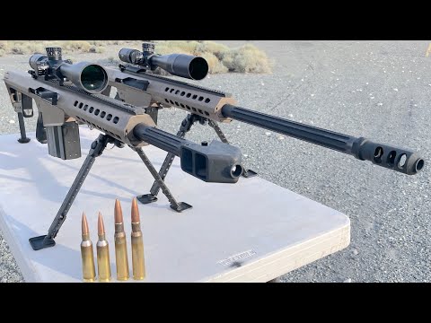 Видео: 50bmg против 416 Barrett