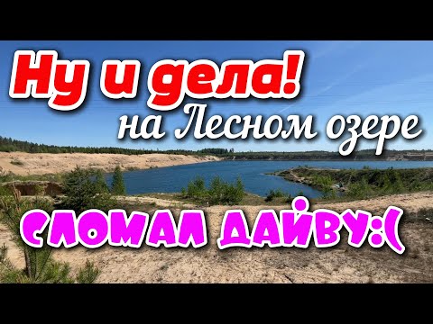 Видео: #41 Сломал ДАЙВУ | Лесное озеро, жара +28 | #микроджиг #наноджиг