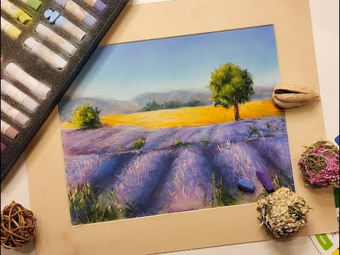Видео: Лавандовое поле