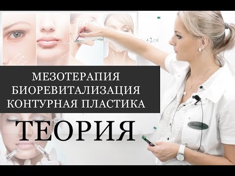 Видео: Мезотерапия, биоревитализация, контурная пластика - ТЕОРИЯ (видео урок)