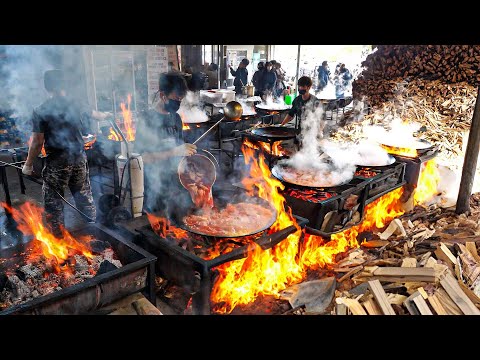 Видео: Корейская уличная еда, люди стоят в очереди!