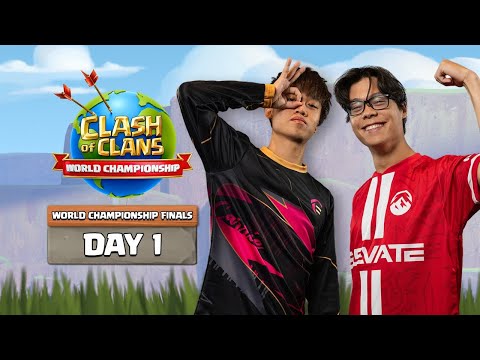 Видео: ФИНАЛ Чемпионата Мира Clash of Clans! День 1!