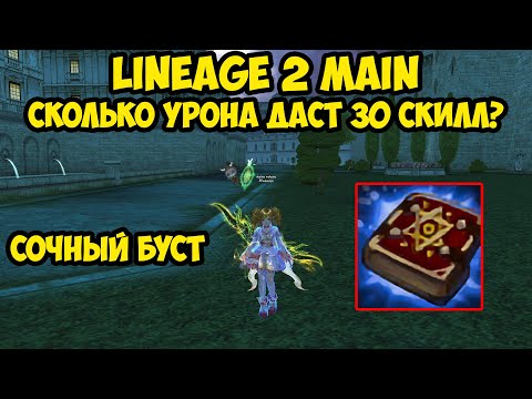 Видео: Сколько урона добавит 30 скилл забытой силы в Lineage 2 Main?