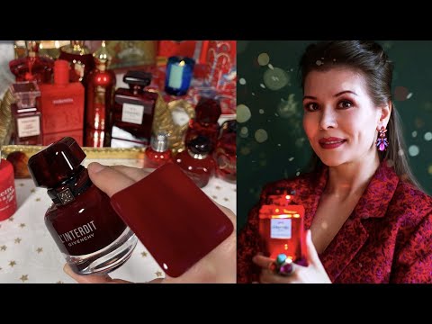 Видео: Парфюмы в красных флаконах 🔴 Разбор парфюмерного шкафа 🔴 Моя коллекция