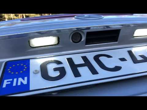 Видео: Мерседес W211, замена штатных фонарей подсветки номера на LED фонарь!!