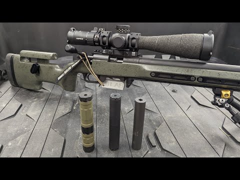 Видео: Тестирование точности подавителя 22LR/сдвига точки попадания