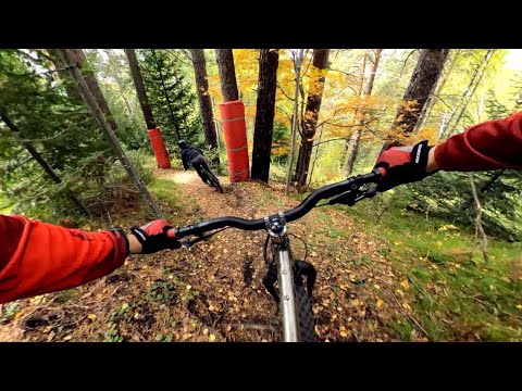 Видео: На фэтбайке за Женей Курниковым по Чёрному Принцу в Белке: "Женя, огонь! Красиво едешь!"