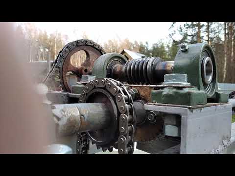 Видео: Ленточная пилорама самодельная.VID 20201030 112104