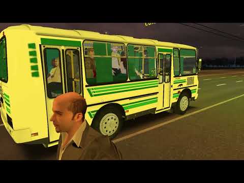 Видео: Тюнингованный ПАЗ 32054 на 183 маршруте на карте Чугуев. Omsi 2.